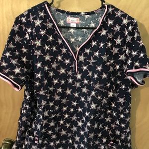 Koi 2XL Scrub top